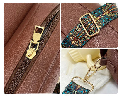 Sacs à bandoulière confortables à large sangle en cuir PU, sac à bandoulière à rabat décontracté pour femmes pour cadeaux, petits sacs à main et bourses de créateurs