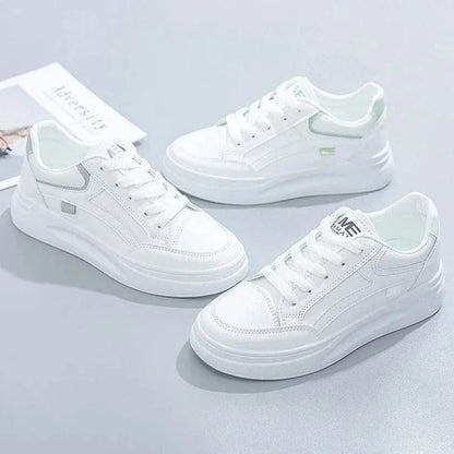 Chaussures de tennis à plateforme respirante pour femmes, chaussures de course blanches, baskets décontractées pour femmes, mode d'hiver, nouveau