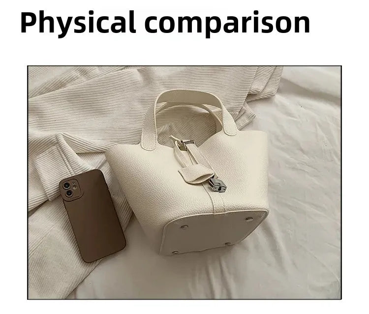Sac à main en cuir PU pour femmes, Design Unique haut de gamme, offre spéciale de la saison, sac seau tendance, polyvalent à la mode, Si