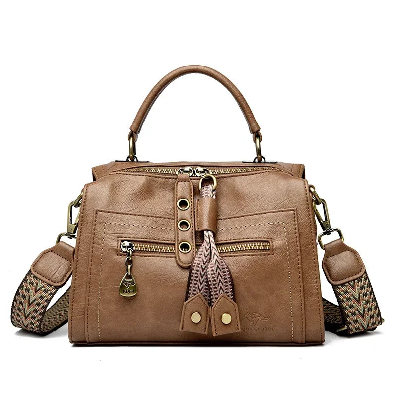 Femmes en cuir souple sacs à poignée supérieure sacs à Main de créateur de luxe dames grand Sac à bandoulière fourre-tout décontracté Sac de transport A Main