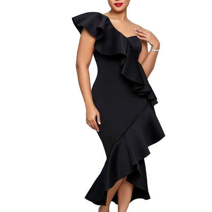 Robe de soirée africaine en Polyester pour femmes, tenue d'été élégante, manches courtes, longue, Maxi, vêtements africains, 2025