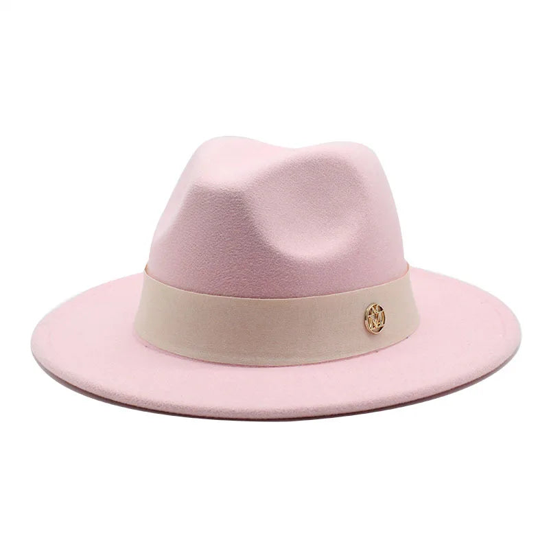 Nouveau chapeau Fedora pour femmes hiver élégant mode formelle mariage décorer église casquette Panama fête Jazz chapeau chapeau femme