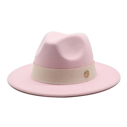 Nouveau chapeau Fedora pour femmes hiver élégant mode formelle mariage décorer église casquette Panama fête Jazz chapeau chapeau femme