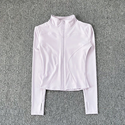 Veste de Sport pour femmes, chemise à manches longues, manteau d'entraînement, vêtements d'entraînement, de Yoga