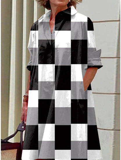 Mcdv-Robe chemise blanche longue pour femme, robe coréenne décontractée, robe rétro, cardigan asymétrique, taille moyenne, printemps et automne