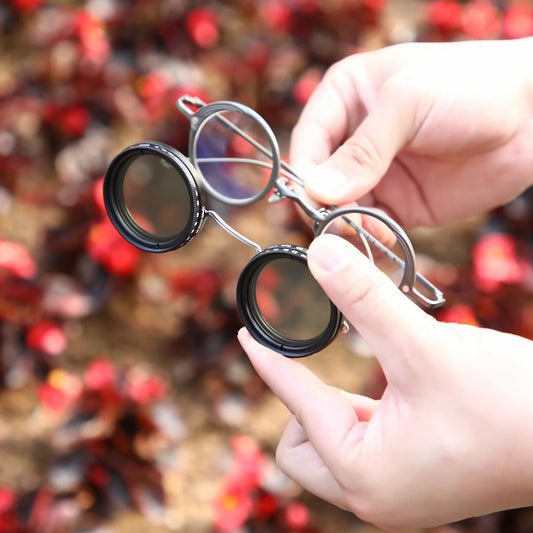 Clip magnétique personnalisé pour myopie sur lunettes de soleil à gradation réglable ND9