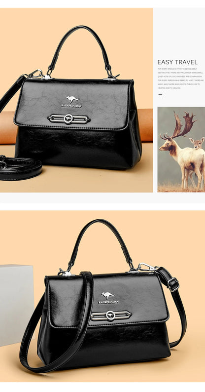 Sac à main rétro tendance pour femmes, portefeuille en cuir souple de haute qualité, petit sac carré, sacs à bandoulière de luxe célèbres