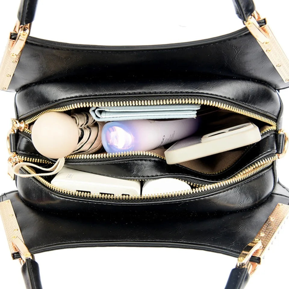 Alligator cuir verni épaule bandoulière sacs à main pour femmes marque de luxe sacs à main femmes sacs concepteur Hobos deux couches Sac