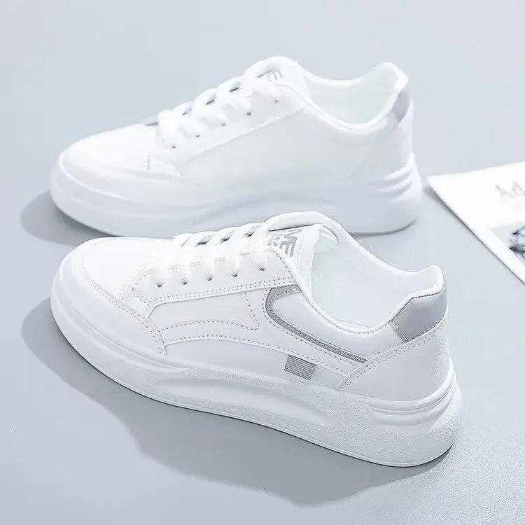 Chaussures de tennis à plateforme respirante pour femmes, chaussures de course blanches, baskets décontractées pour femmes, mode d'hiver, nouveau