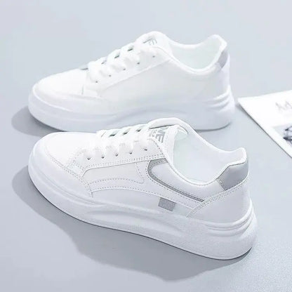 Chaussures de tennis à plateforme respirante pour femmes, chaussures de course blanches, baskets décontractées pour femmes, mode d'hiver, nouveau