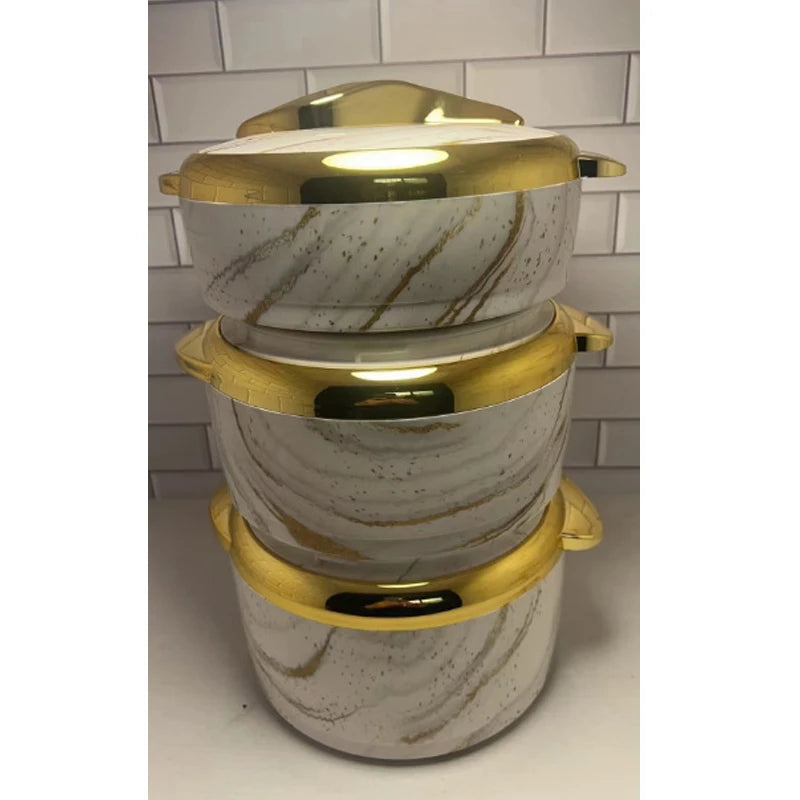 Ensemble de chauffe-plats isothermes, boîte à lunch isotherme, pot pour mariage, fête de famille, événement du Ramadan, 1,5 l, 2/2 l, 3 pièces