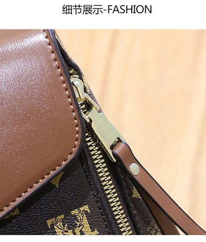 Sac à bandoulière imprimé de luxe pour femme, design de mode, accessoires en métal, marque initiée, sac à main féminin