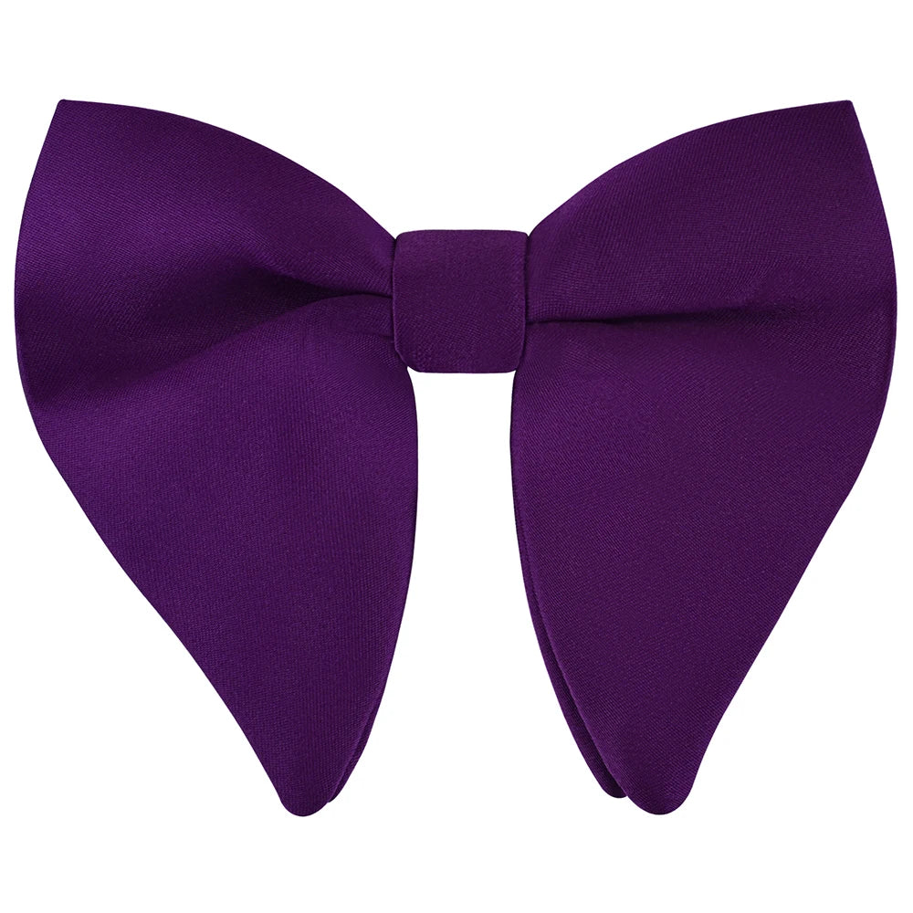 GUSLESON mode rose Champagne bleu solide noeud papillon pour hommes classique grand noeud papillon pour fête de mariage nœud papillon adulte hommes cravate