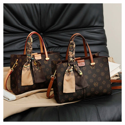 Pochette à bandoulière rétro-chique pour femme – Sac à main moderne en cuir de couleur unie avec sangle en chaîne de luxe