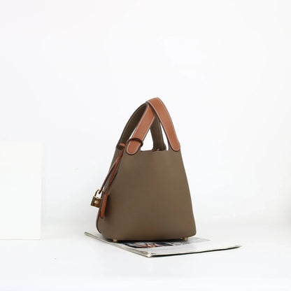 Sac à main en cuir de vache souple, panier de couche de sauna XVI, sac de détermination durable, fabriqué en Chine, nouvelle mode, 2024, E27