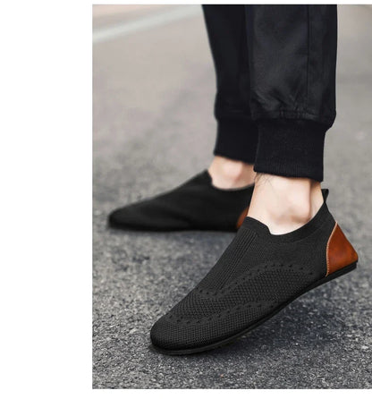 YRZL-Mocassins Légers pour Homme, Chaussures Plates Astronomiques, Conduite, Marche, Sans Lacets, Loisirs, Paresseux, 2024