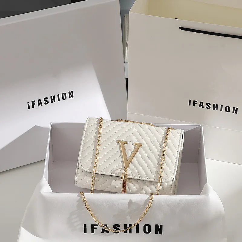 Sac à bandoulière brodé pour femmes, sac à main de luxe en fil, sacs à bandoulière de marque, pochette à pompon pailleté, petit sac et bourse de fête