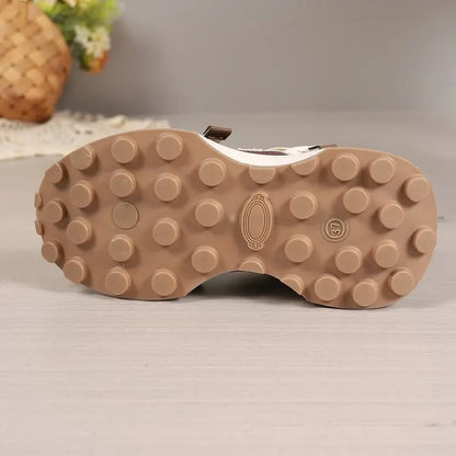 Baskets Basses Confortables à Lacets pour Femme, Chaussures d'Extérieur Décontractées et Respirantes, Nouvelle Collection 2025