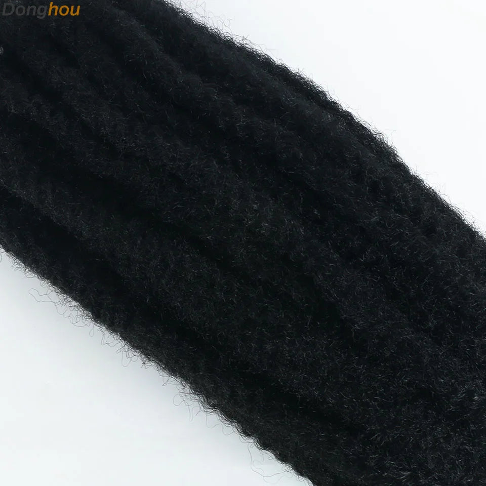Marley Hair 18 pouces cheveux synthétiques tressés Marley Ombre noir brun blond gris 350 pour cheveux tressés Afro Kinky Marley Twist