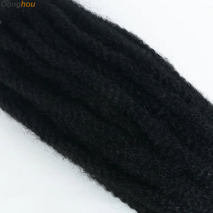 Marley Hair 18 pouces cheveux synthétiques tressés Marley Ombre noir brun blond gris 350 pour cheveux tressés Afro Kinky Marley Twist