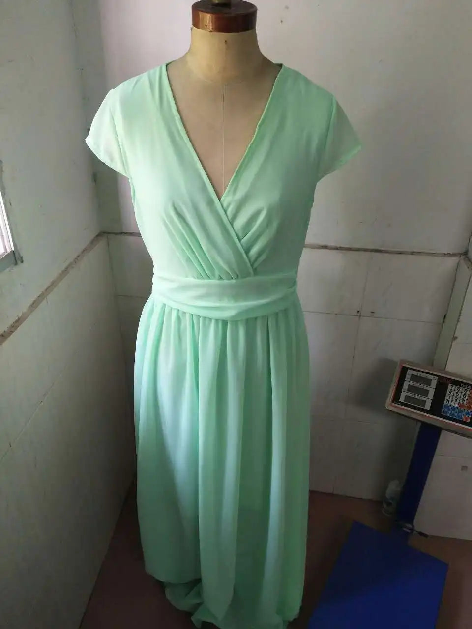 Robe moulante élégante à manches courtes en mousseline de soie pour femmes, robes de soirée bohèmes pour femmes, robe d'été sexy pour dames, 2022