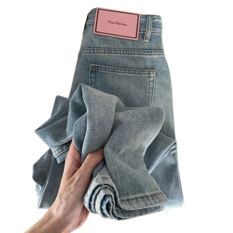 Jean Baggy à jambes larges pour femmes, Vintage Y2K Punk, taille basse, pantalon en Denim ample, Streetwear, mode Trashy, Long pantalon patineur