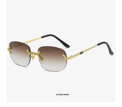 Petites lunettes De soleil en métal Vintage cadre ovale femmes lunettes De soleil hommes marque De luxe Design lunettes De soleil femmes miroir Gafas De Sol UV400