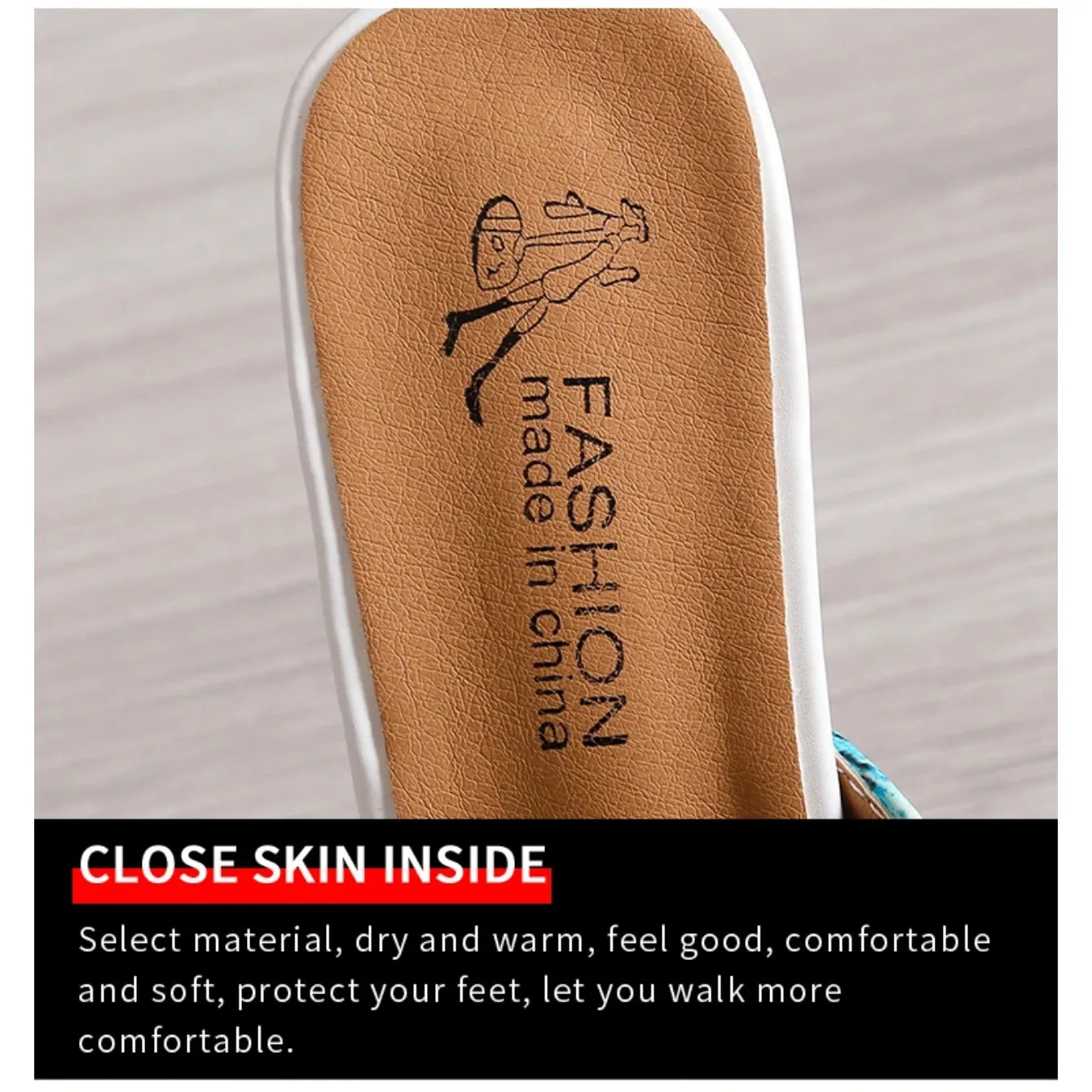 Pantoufles d'Été à Talons Épais pour Femme, Chaussures de Haute Qualité, Parka Ouverte, Décontractées, Grande Taille