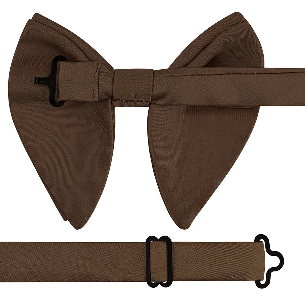 GUSLESON mode rose Champagne bleu solide noeud papillon pour hommes classique grand noeud papillon pour fête de mariage nœud papillon adulte hommes cravate