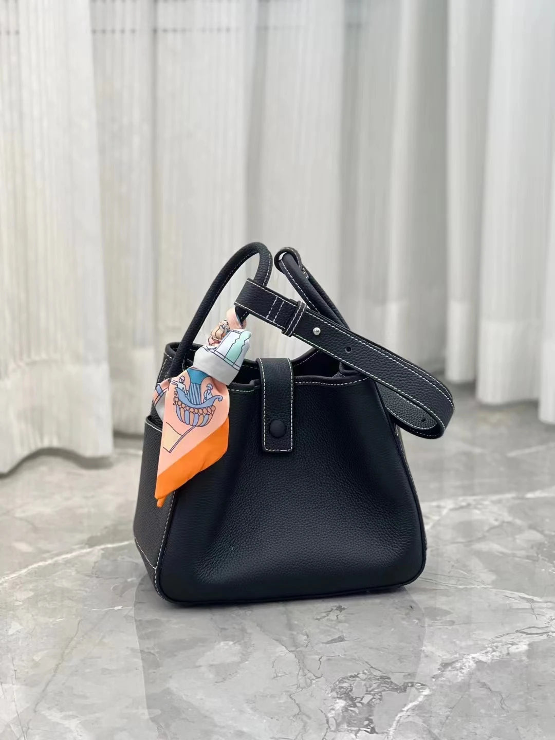 Sac seau en cuir de grande capacité pour femmes, Design de luxe, sacs à main en cuir de vache de haute qualité, sac de dîner élégant haut de gamme pour dames