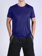 T-shirt de sport à séchage rapide ultraléger pour homme, haut léger, respirant, solide, document, entraînement de fitness, entraînement, course à pied, salle de sport