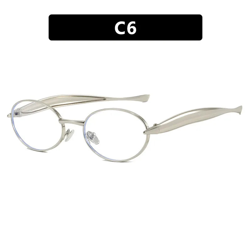 Lunettes de soleil rondes et épaisses en métal pour femmes, monture ronde et épaisse, Style célèbre, décontractées, Protection UV400