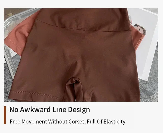 Femmes Fitness Sport court taille haute Yoga court Legging Squatting preuve entraînement complet Jog athlète couleur unie court