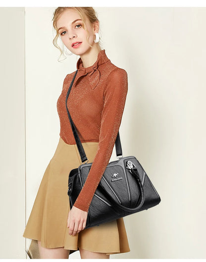 Femmes sacs sacs à main de luxe fourre-tout de mode dames sacs à bandoulière de haute qualité en cuir PU fourre-tout décontractés poignée supérieure épaule messager