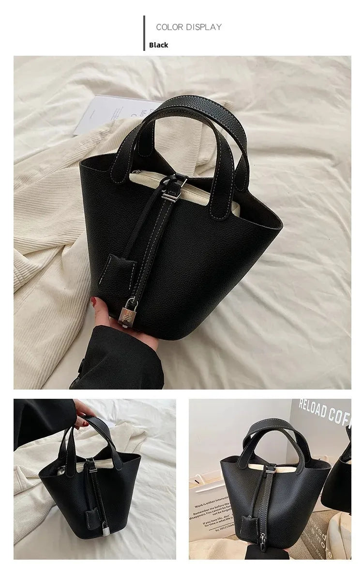 Sac à main en cuir PU pour femmes, Design Unique haut de gamme, offre spéciale de la saison, sac seau tendance, polyvalent à la mode, Si