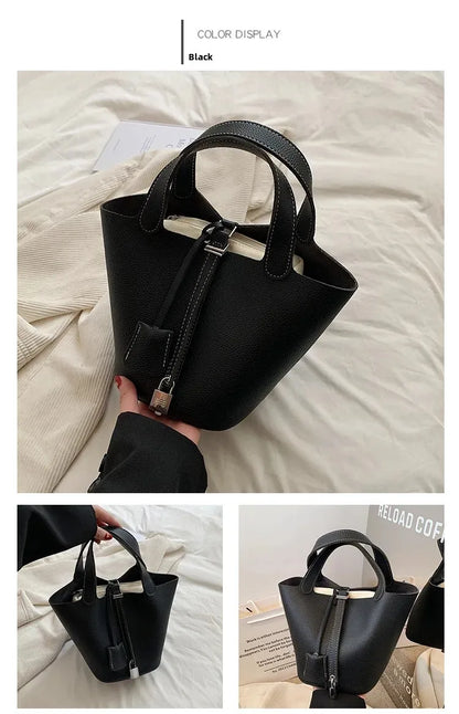Sac à main en cuir PU pour femmes, Design Unique haut de gamme, offre spéciale de la saison, sac seau tendance, polyvalent à la mode, Si