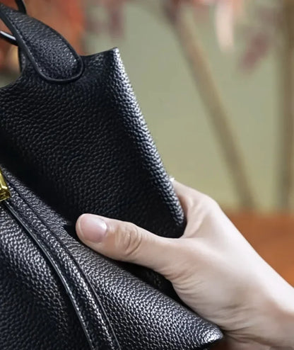 Nouveau 2025 sac seau en cuir pour femmes panier de légumes sac à main maman sac de mariage sac à bandoulière en polyuréthane souple avec poche Mobile