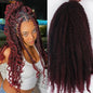 Marley Hair 18 pouces cheveux synthétiques tressés Marley Ombre noir brun blond gris 350 pour cheveux tressés Afro Kinky Marley Twist