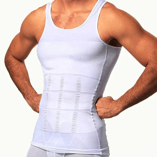 YBFDO-Maillot de compression amincissant pour hommes, sous-vêtement sans couture, entraîneur de taille, haut précieux, contrôle du ventre, vêtements en saillie pour la perte de poids
