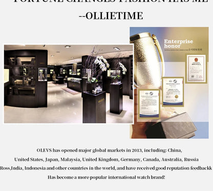 OLEVS-Montre-bracelet à quartz étanche élégante pour femme, date automatique, marque supérieure, montre originale pour femme, luxe, 9995, 2025