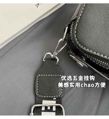 ‌ Sac messager tendance pour femmes, sac à bandoulière Simple, Texture haute sensibilité, Niche polyvalente pour appareil photo, 2025