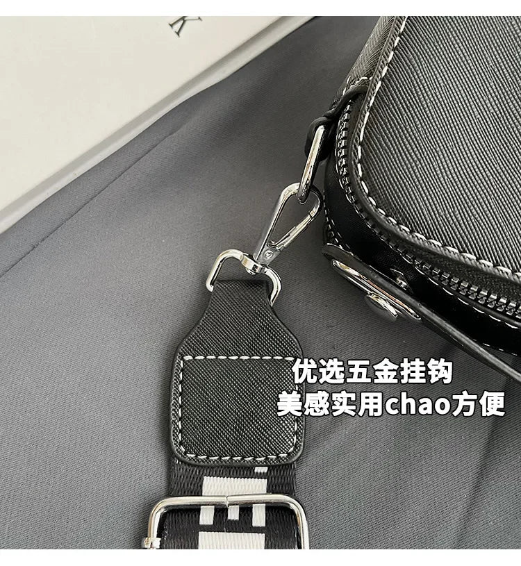 ‌ Sac messager tendance pour femmes, sac à bandoulière Simple, Texture haute sensibilité, Niche polyvalente pour appareil photo, 2025