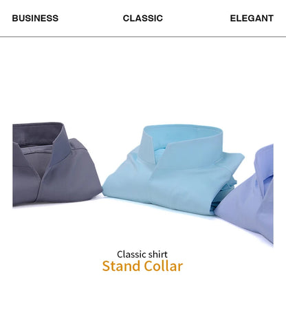 Chemise Française à Manches sulfpour Homme, Coupe Cintrée, Style Business Elite, pour Mariage, Printemps et Automne, 2024