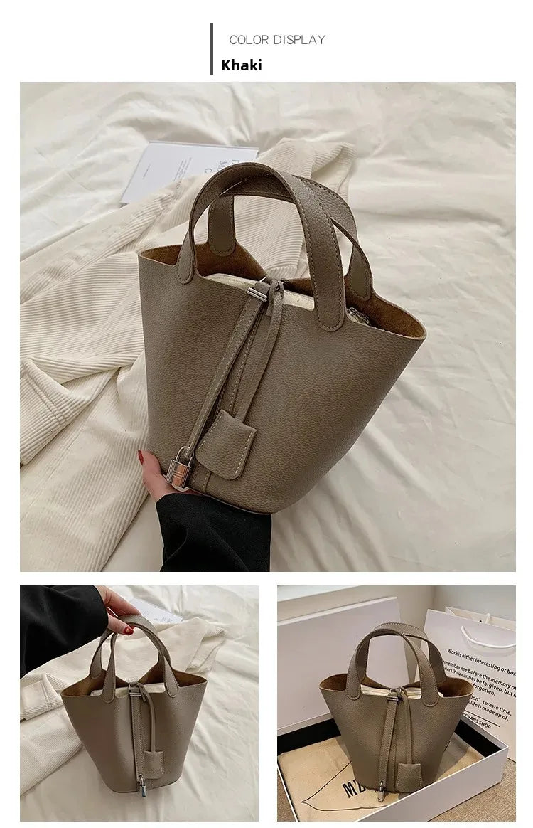 Sac à main en cuir PU pour femmes, Design Unique haut de gamme, offre spéciale de la saison, sac seau tendance, polyvalent à la mode, Si