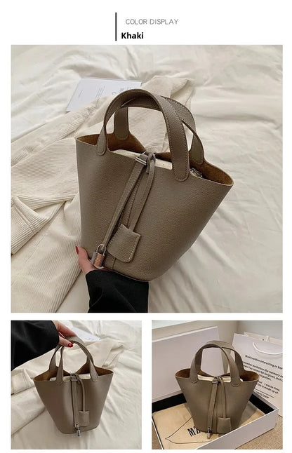 Sac à main en cuir PU pour femmes, Design Unique haut de gamme, offre spéciale de la saison, sac seau tendance, polyvalent à la mode, Si