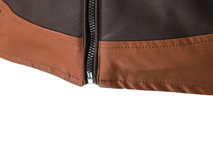 Blouson aviateur en cuir PU décontracté Wolverine pour hommes, manteau Lomatéritive, fermeture éclair, mince, grande taille, 5XL-M, automne, 2024