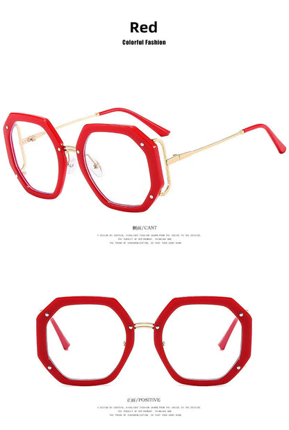 Lunettes photochromiques pour femmes, nouveau Design de marque à la mode, grand polygone, Anti lumière bleue, lecture sur ordinateur, hypermétropie, 2023