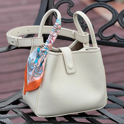 Sac seau en cuir de grande capacité pour femmes, Design de luxe, sacs à main en cuir de vache de haute qualité, sac de dîner élégant haut de gamme pour dames