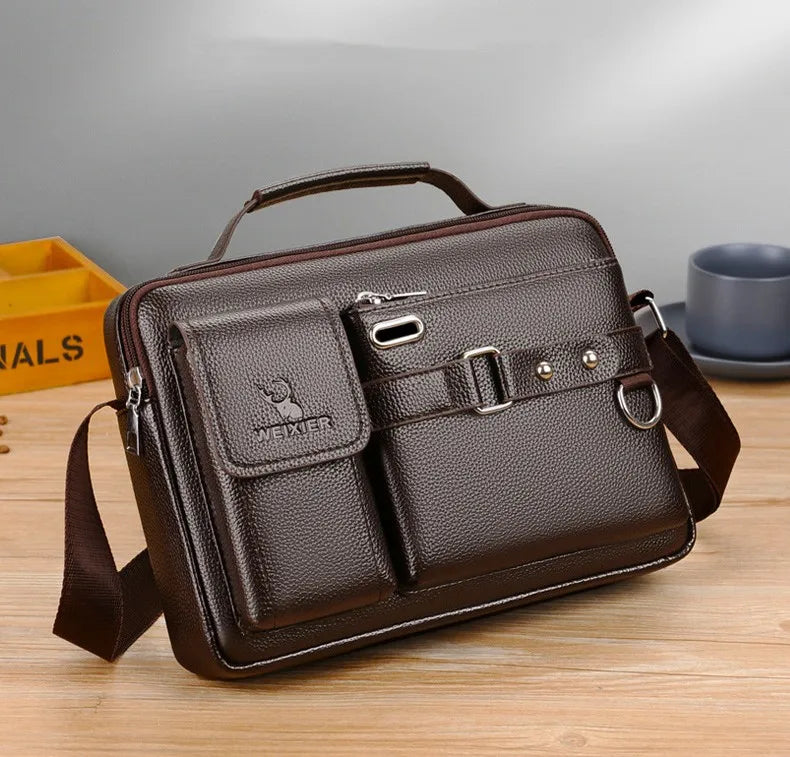 Sac à bandoulière en cuir PU pour hommes, sacs de poitrine imperméables, sacs de voyage, sacoches à la mode, offre spéciale