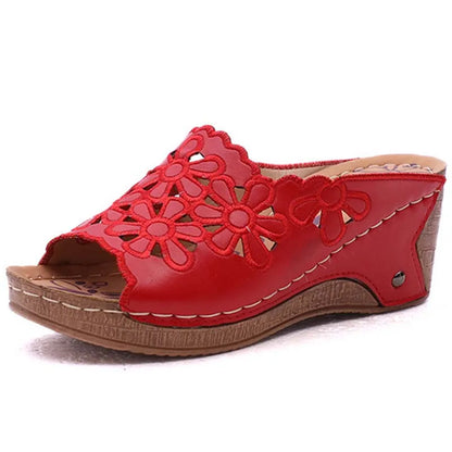 Femmes chaussures sandales été chaussures de marche en plein air sans lacet sandales dames chaussures pour femmes compensées rétro femme pantoufles chaussures femme